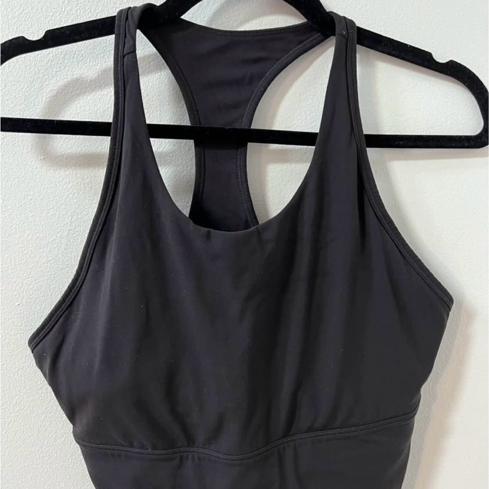 Womens black longline sports bra, brand Stori, size 10